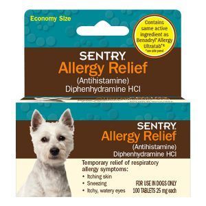 gydymas šunų pleiskanomis - antihistamininiai vaistai nuo šunų alergijos